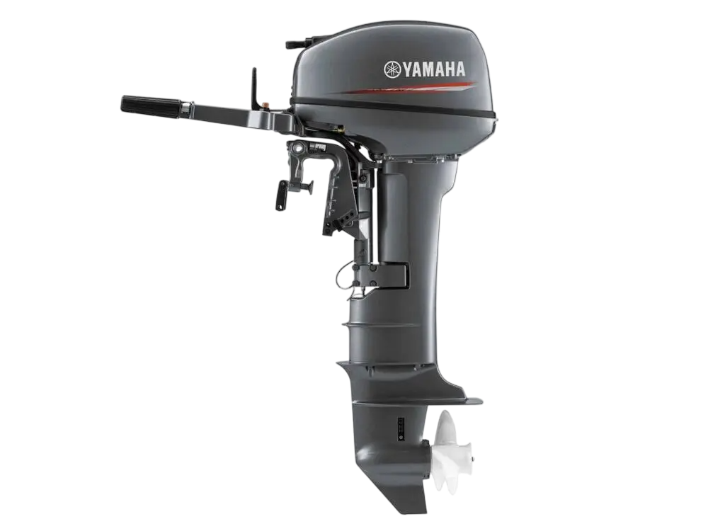 Motor fueraborda Yamaha 2 tiempos 15FMHL, 15HP pata larga