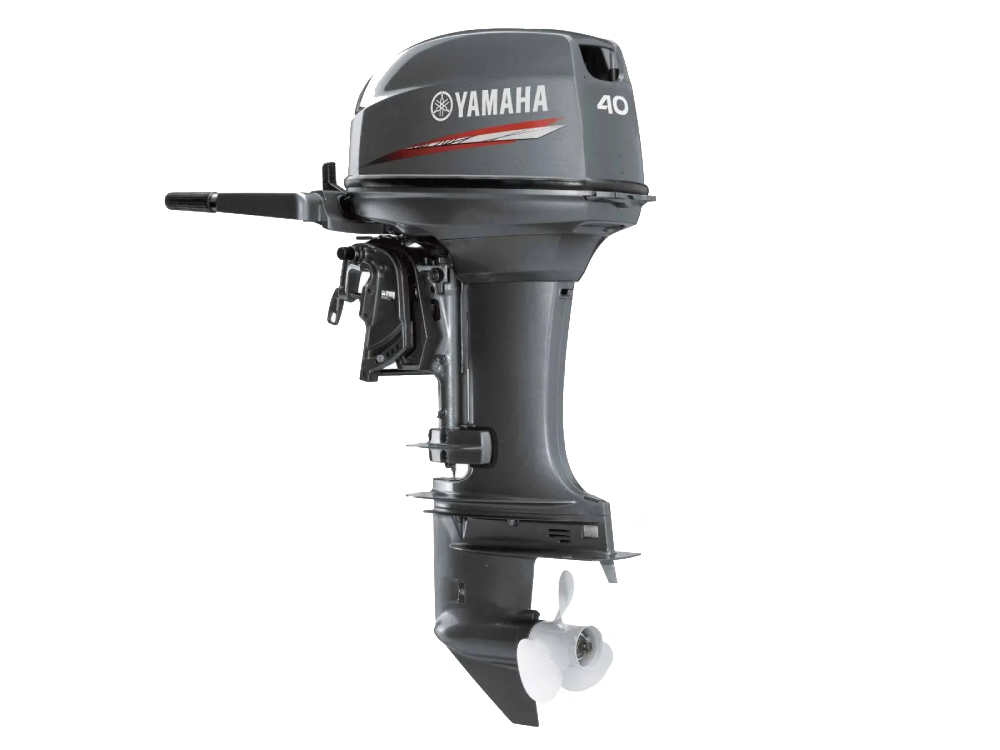 Motor fueraborda Yamaha 2 tiempos 40XMHS, 40HP manual pata corta